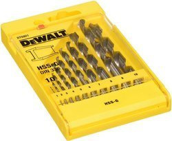 10 częściowy zestaw wierteł do metalu Dewalt DT5921