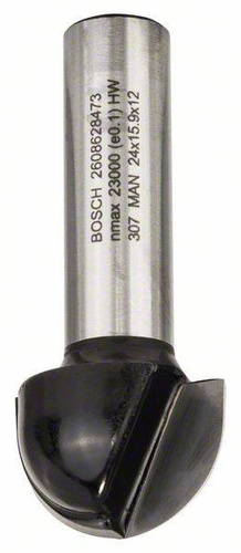 Frez promieniowy wypukły, 12 mm, R1 12 mm, D 24 mm, L 15,9 mm, G 57 mm Bosch 2608628473