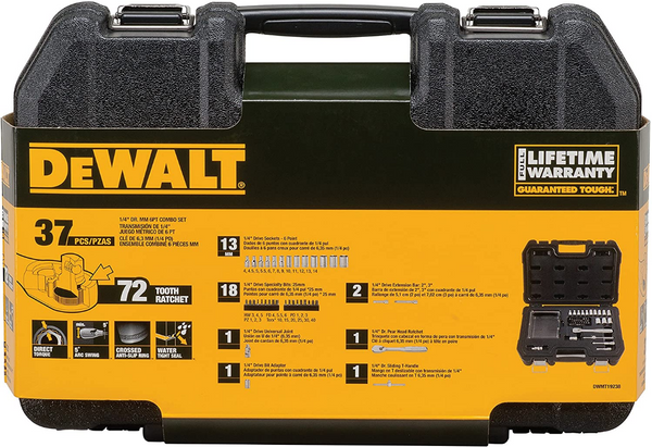 Zestaw nasadek 37 elementów 1/4" DWMT19238-1 DeWALT