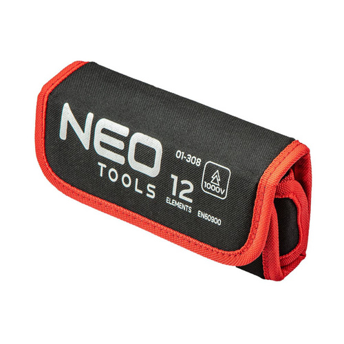 Końcówki wkrętakowe z uchwytem NEO Tools 1000V 12szt. 01-308