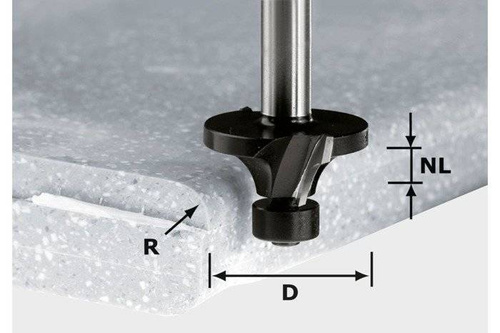 Frez do zaokr. HW R 3 /D22 SS S12 Festool 492681