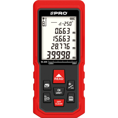 Dalmierz laserowy PRO DL-60X