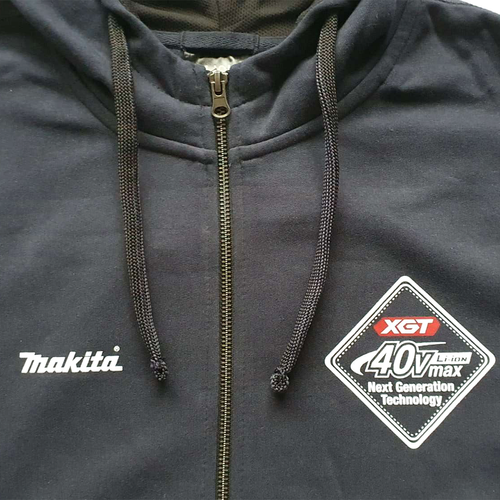 Bluza z kapturem Makita XGT zapinana na zamek