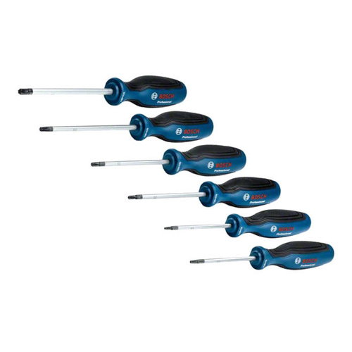 Śrubokręty Bosch Professional Torx zestaw 6szt. 1600A01V09
