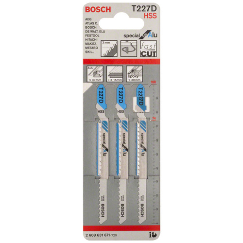 Brzeszczoty do wyrzynarek Bosch T 227 D