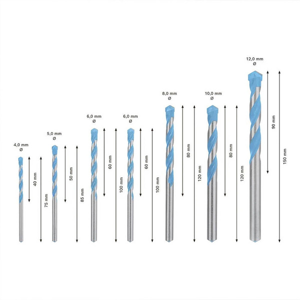 Zestaw wierteł Bosch EXPERT Mulitimaterial CYL-9