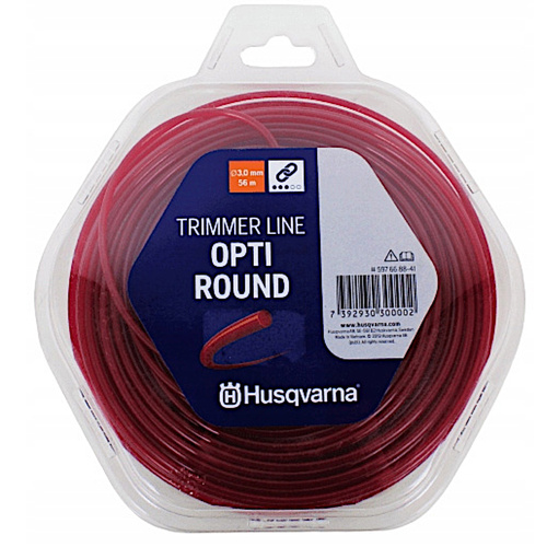 Żyłka tnąca okrągła Husqvarna do podkaszarki 3,0mmx56m