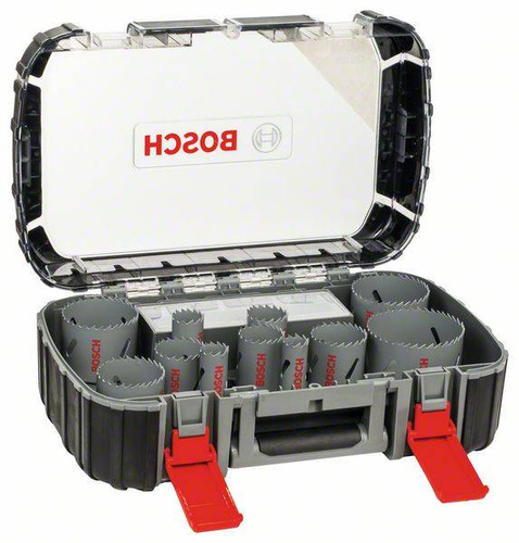 17-elem. zestaw uniwersalnych bimetalowych pił otwornic HSS, 20–64/76 mm Bosch 2608580887