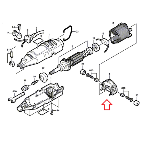 Wyłącznik Bosch do Dremel 395