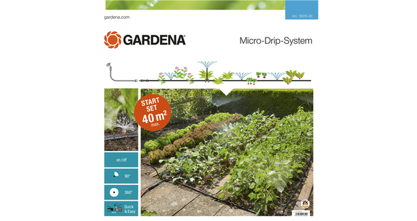 Gardena Micro-Drip-System - zestaw podstawowy na grządki i rabaty Gardena 13015-20