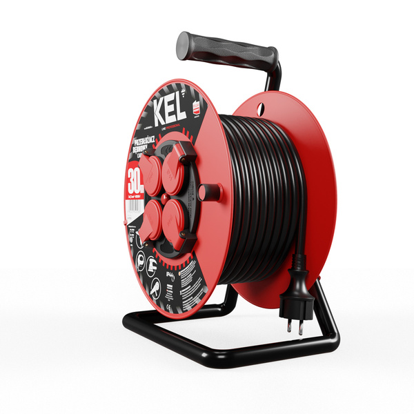 Przedłużacz bębnowy Kel Professional W-97922, 30M/3X2,5
