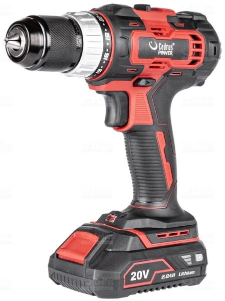 Wiertarko-wkrętarka Cedrus D40Li-SET z baterią i ładowarką w walizce