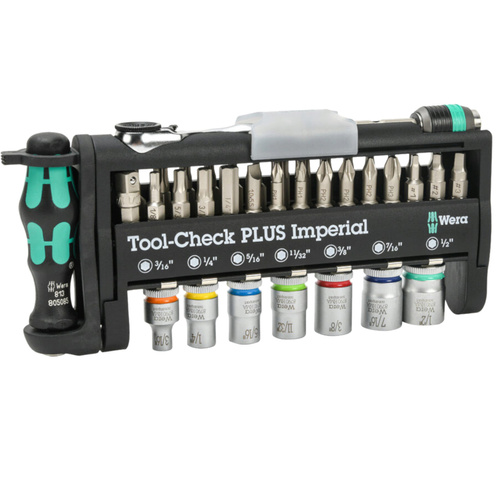 ZESTAW BITÓW I NASADEK Tool-Check PLUS Imperial WERA 05056491001