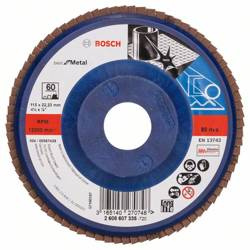 Listkowa tarcza szlifierska X571, Best for Metal 115x22,23x60 Bosch 2608607335