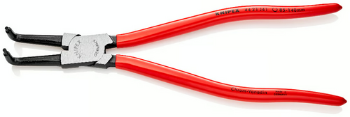 Szczypce do pierścieni osadczych sprężynujących. Do montażu pierścieni wewnętrznych w otworach KNIPEX 44 21 J41