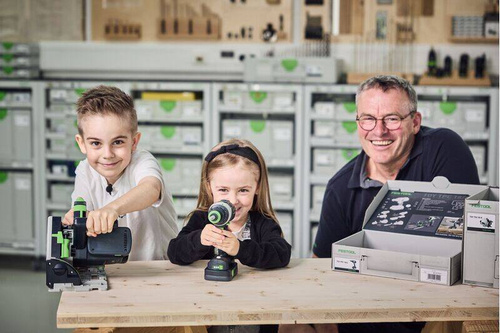 Zabawka w kształcie akumulatorowej wiertarko-wkrętarki TY-TPC Festool 577937