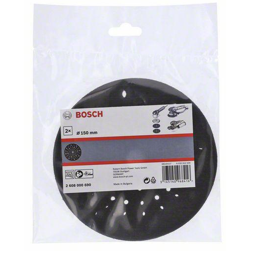 Pad saver warstwa pośrednia Bosch 150mm do szlifierek mimośrodowych - zestaw 2 sztuk