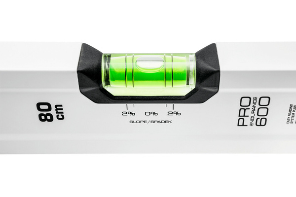 Poziomica PRO600 80 cm z libellą 2% PRO-AB080