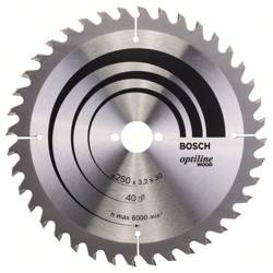 Tarcza pilarska Optiline Wood 250x30 Bosch 2608640728