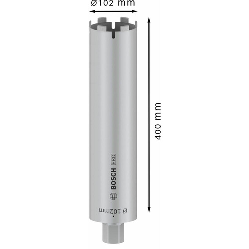 Koronka diamentowa 102x400x6 1 1/4" Bosch Best for Universal 2608601408
