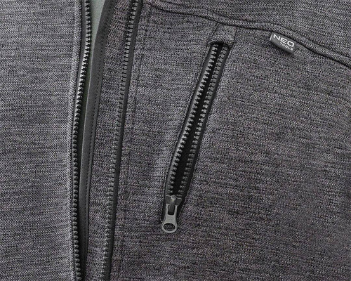 Bluza rozpinana OUTDOOR, pique, szara, NEO Tools 81-515-XXXL rozm. XXXL
