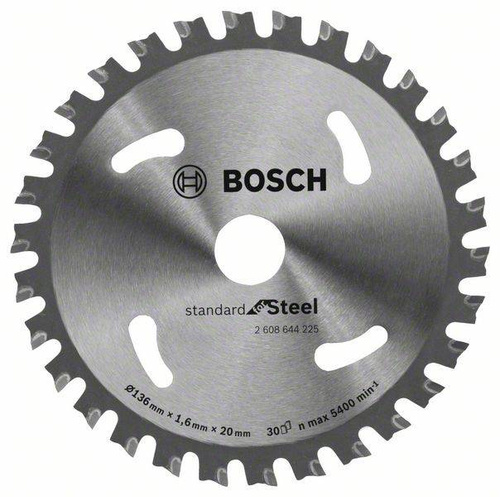 Tarcza pilarska Standard for Steel 136x20 Bosch 2608644225
