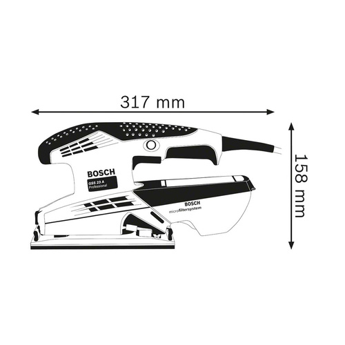 Szlifierka oscylacyjna Bosch GSS 23 A
