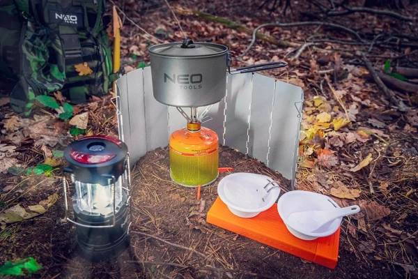 Rozkładana osłona do kuchenki turystycznej NEO Tools 63-142