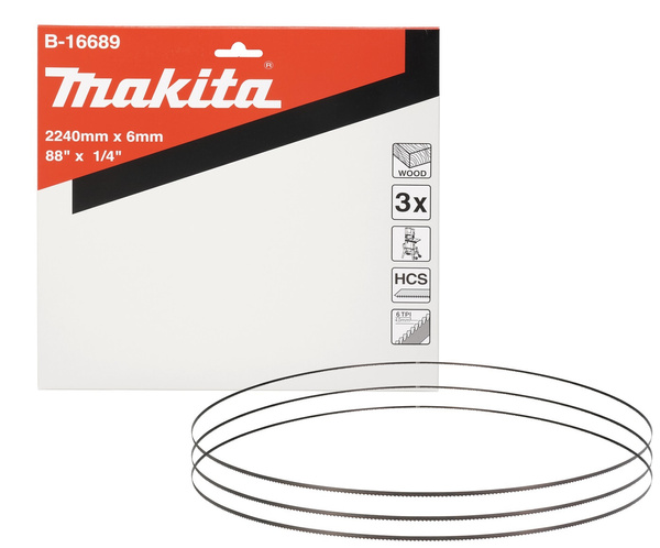 Zestaw 3 szt. pasów bezkońcowych Makita B-16689