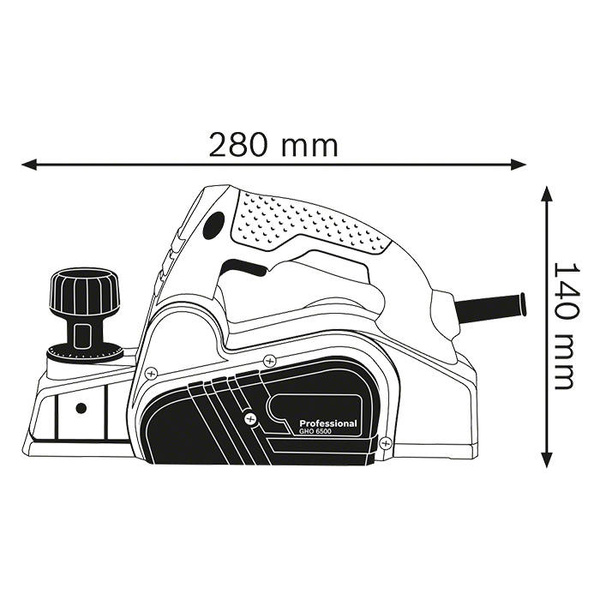 Strug elektryczny Bosch GHO 6500
