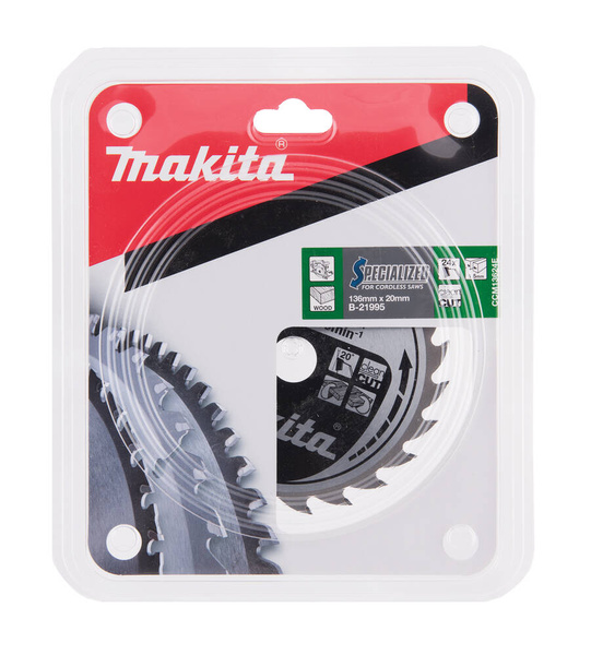 Tarcza do cięcia drewna 136x1,5x20mm Makita B-21995