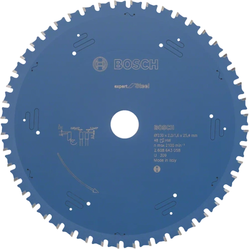 Tarcza do cięcia metalu Bosch Expert 230X25.4X2/1.6X48T