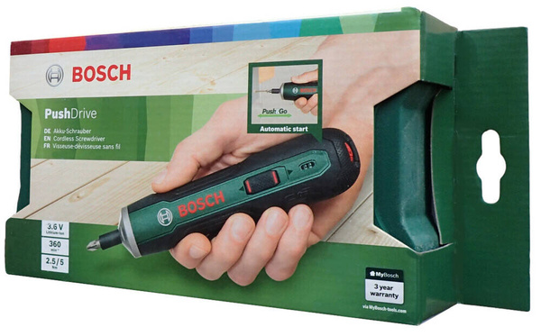 Wkrętak akumulatorowy Bosch PushDrive 06039C6000