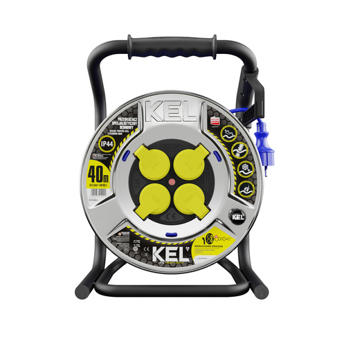 Przedłużacz bębnowy Kel Heavy Duty W-99263, 30M/3X1,5