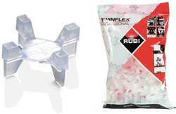 Krzyżyki TwinFlex Rubi 2-5 mm -  torba 100 szt.