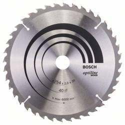 Tarcza pilarska Optiline Wood 254x30 Bosch 2608640438