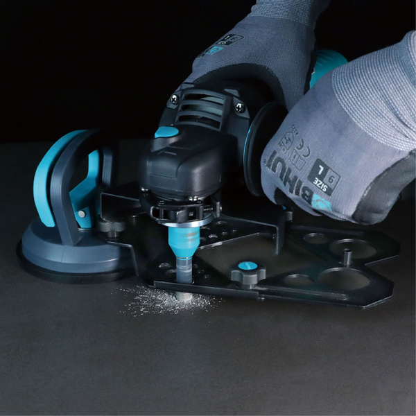 Szablon do płytek metalowy z przyssawką Bihui DBGM