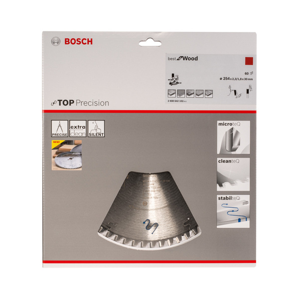 Tarcza do cięcia drewna 254x30 mm Bosch 2608642102