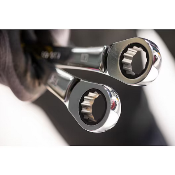 Zestaw kluczy płasko-oczkowych z grzechotką Stanley STMT82846-0