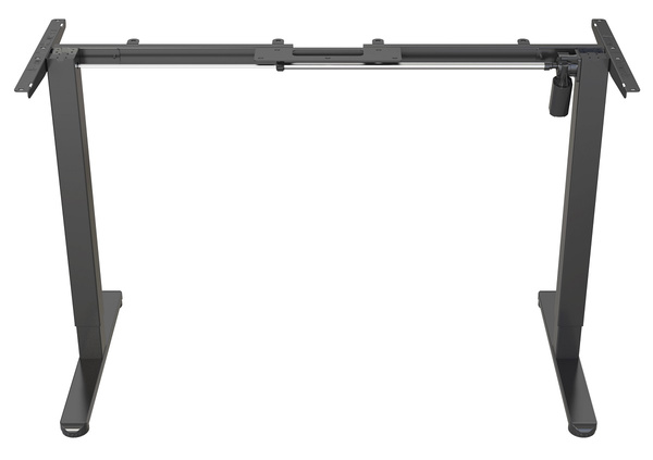 Biurko elektryczne 140x60 cm Zyonix FLUX Black Carbon