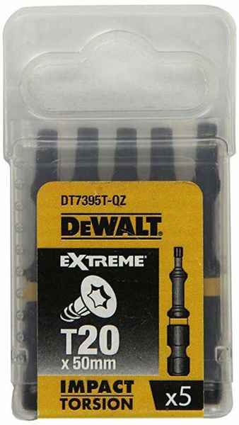 Udarowe końcówki wkrętarskie TORSION DeWalt DT7394T-QZ