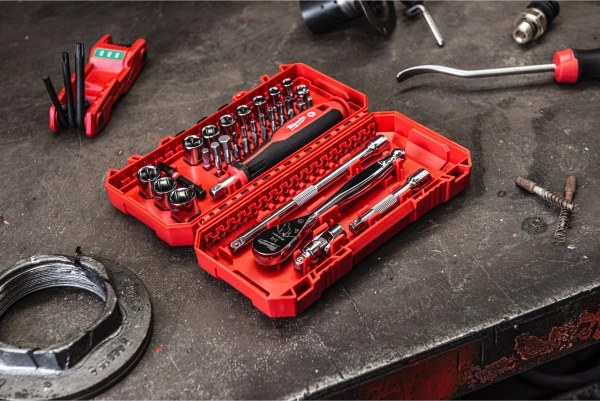 Zestaw nasadek z grzechotką 1/4“ Milwaukee 4932498381 38szt