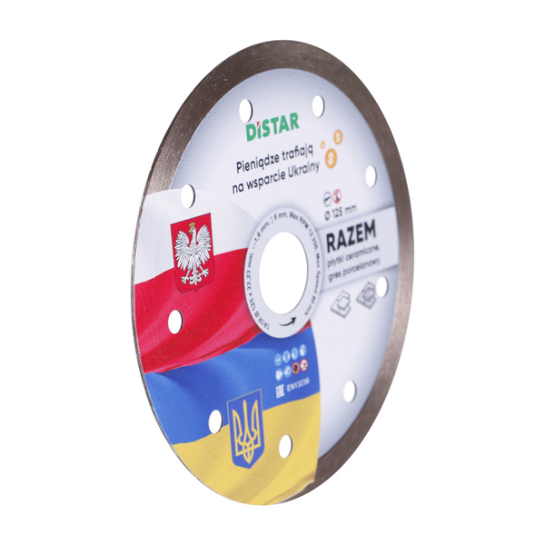 Tarcza do cięcia płytek Distar 1A1R 125x22.23x1.6