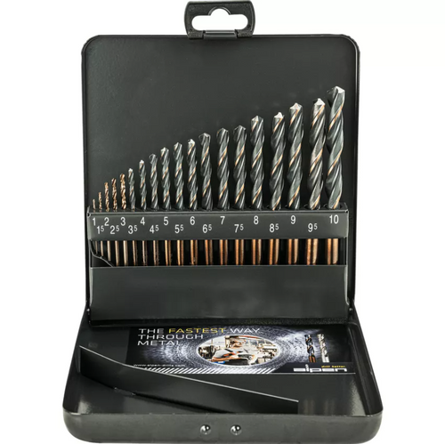 Zestaw wierteł do metalu Alpen 0000810311100 1-10X0,5 mm