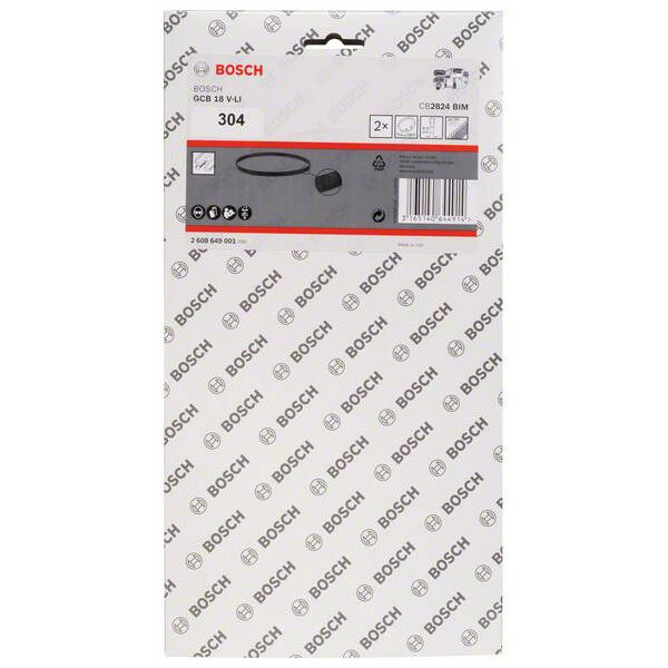 Zestaw brzeszczotów BIM do pilarki taśmowej CB 2824 Bosch 2608649001 2 szt.