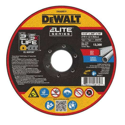 Tarcza tnąca DeWALT DWA8951F Elite Series
