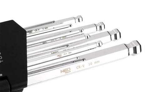 Zestaw 9 szt. kluczy sześciokątnych NEO Tools 09-525