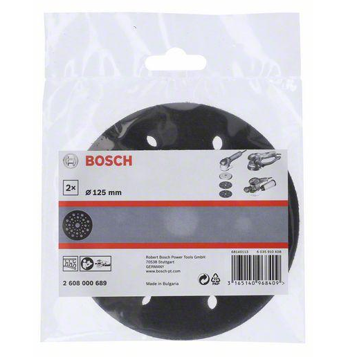 Pad saver warstwa pośrednia Bosch 125mm do szlifierek mimośrodowych - zestaw 2 sztuk