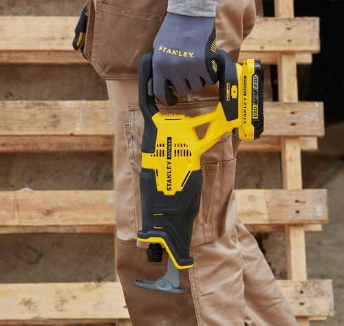 Akumulatorowa piła szablasta SFMCS300D2K-QW Stanley Fatmax + 2 x akumulator + ładowarka + kufer