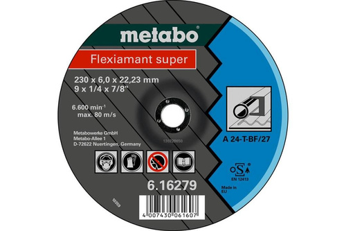 Tarcza 125x6,0x22,23 Stal Flexiamant Super Metabo 616486000
